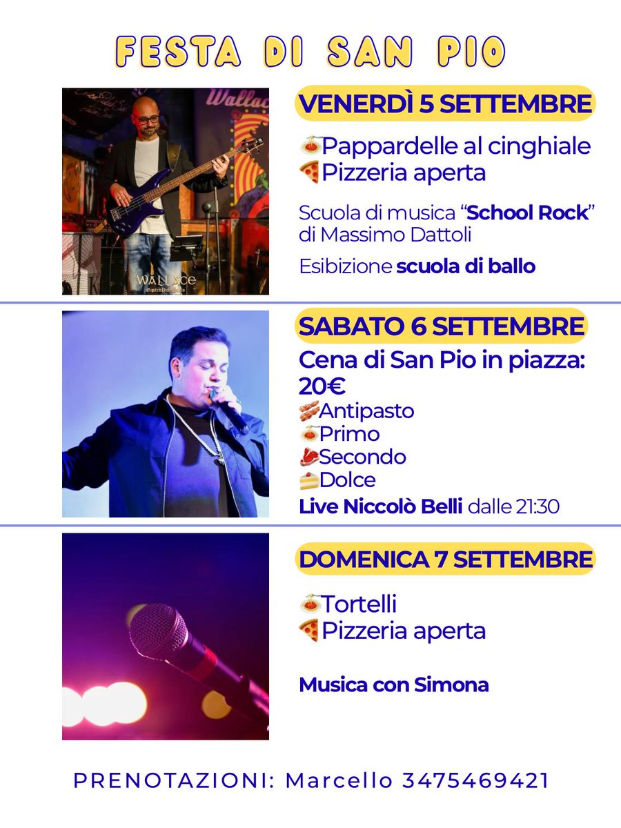 Da questo fine settimana partono i festeggiamenti per la Festa di San Pio, che si celebra ogni cinque anni nella parrocchia di Iolo. 
#sanpio2025