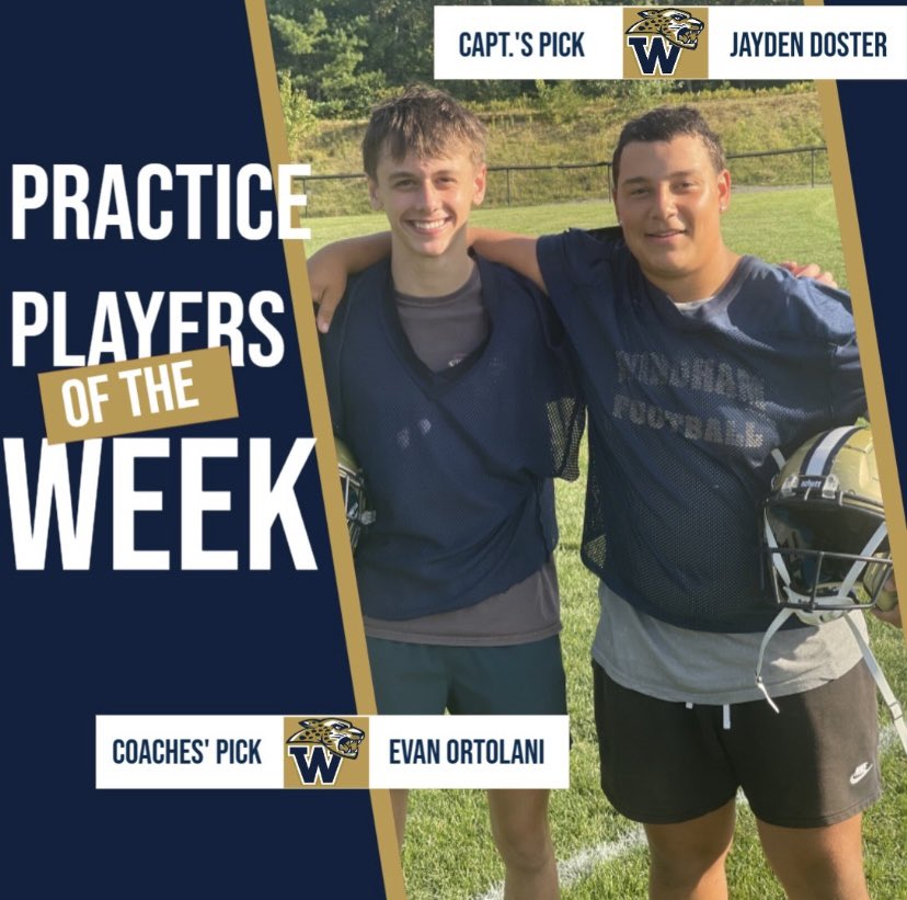 Great week of practice for these two!