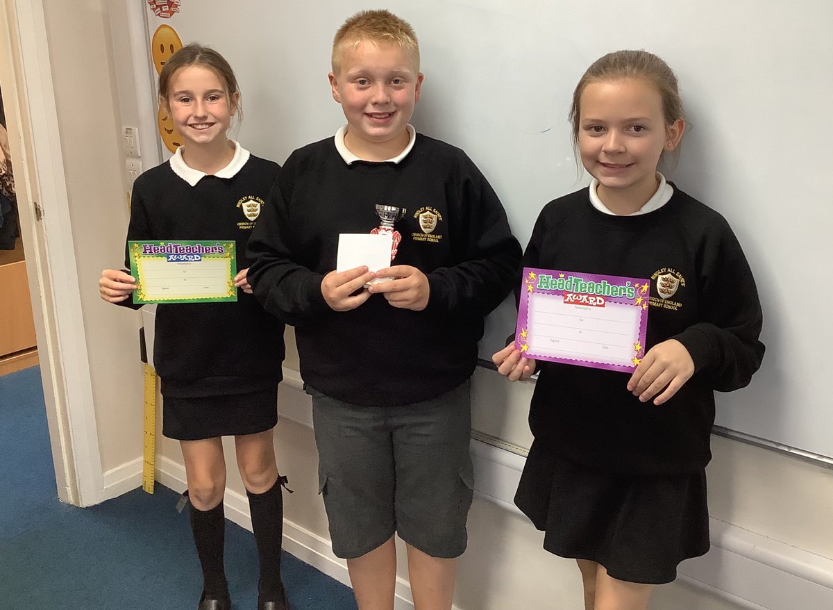 Well done to our award winners this week for showing respect and being super organised in class. 👏🏽⭐️ #rolemodels