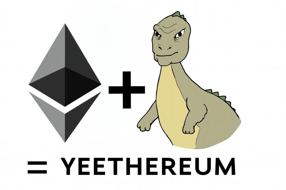 YeeErc20's tweet photo. If you are not bullish on $YEE, you are not bullish on #Ethereum

Period

#YEETHEREUM @VitalikButerin @ethereumfndn @ETHZilla_ETHZ https://t.co/tPbnggvnYK