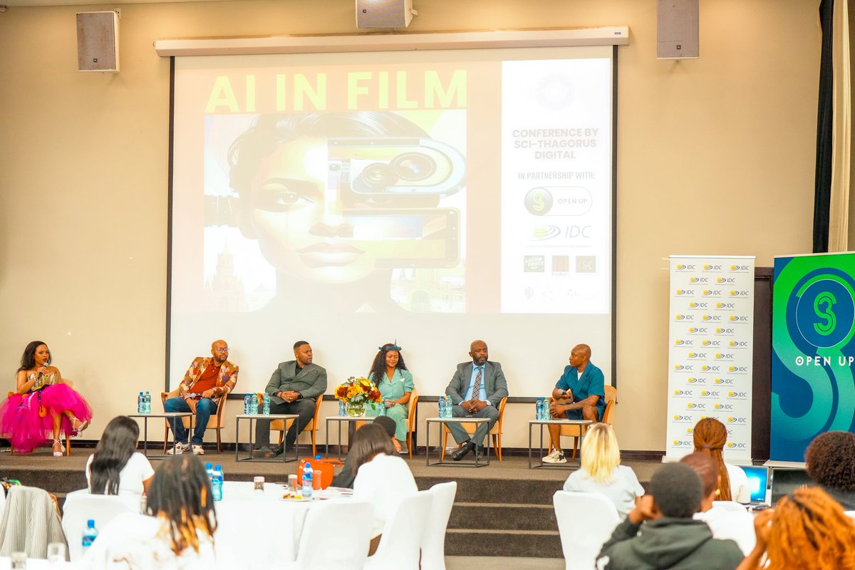 THE DEBATE IS ON! 🔥
Our esteemed panelists take the stage to discuss the GOOD, the BAD, and the FUTURE of AI in film! 🤖🎬 thought-provoking insights, and expert opinions here!
Who will sway the audience? Stay tuned! 

#aiinfilmsa #PanelDebate #AIInFilmConference2025 #S3OpenUp