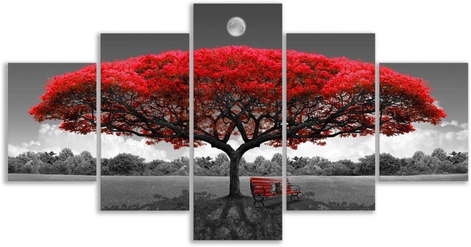 SavvyStyleHomeD's tweet photo. Bold. Striking. Stunning. 🌳🌙
Our 5-piece Red Tree &amp; Moon Canvas Set turns any wall into art!

🛒 https://t.co/K8KW4xrWel

#SavvyStyle #WallArt #HomeDecor 

https://t.co/DUKk9j8Ynk https://t.co/C12Zctb3UX