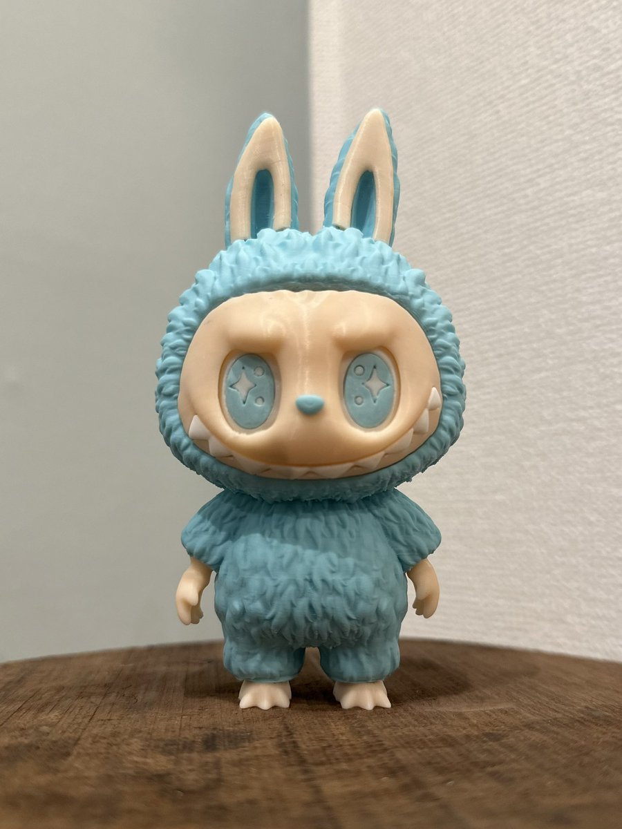 3Dプリント的
ラブブ🩵
翡翠カラーで印刷してみました🥺
きゃわちゃん😆

#MakerWorld