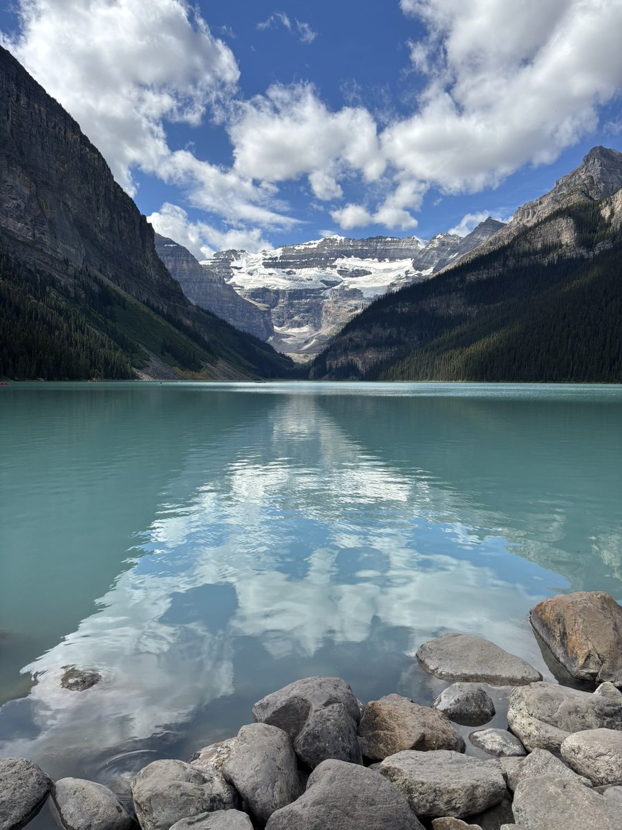 Lake Louise in Banff National Park is a beautiful place, but a crowded tourist area. With limited parking available, you really have to get here by 8:00 AM to find a spot. We ended up taking a bus tour for the day, which allowed us to visit a number of sites at the park.