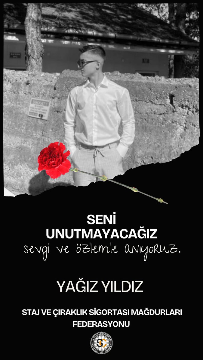 Henüz 17 yaşında, hayatının baharında…
MESEM İzabe ve Haddecilik Alanı 11. sınıf öğrencisi Yağız Yıldız, staj yaptığı Karabük Demir ve Çelik İşletmeleri’nde (Kardemir) geçirdiği elim iş kazasında yaşamını yitirmiştir.

Bu acı haber yüreğimizi derinden yaralamıştır. Bir