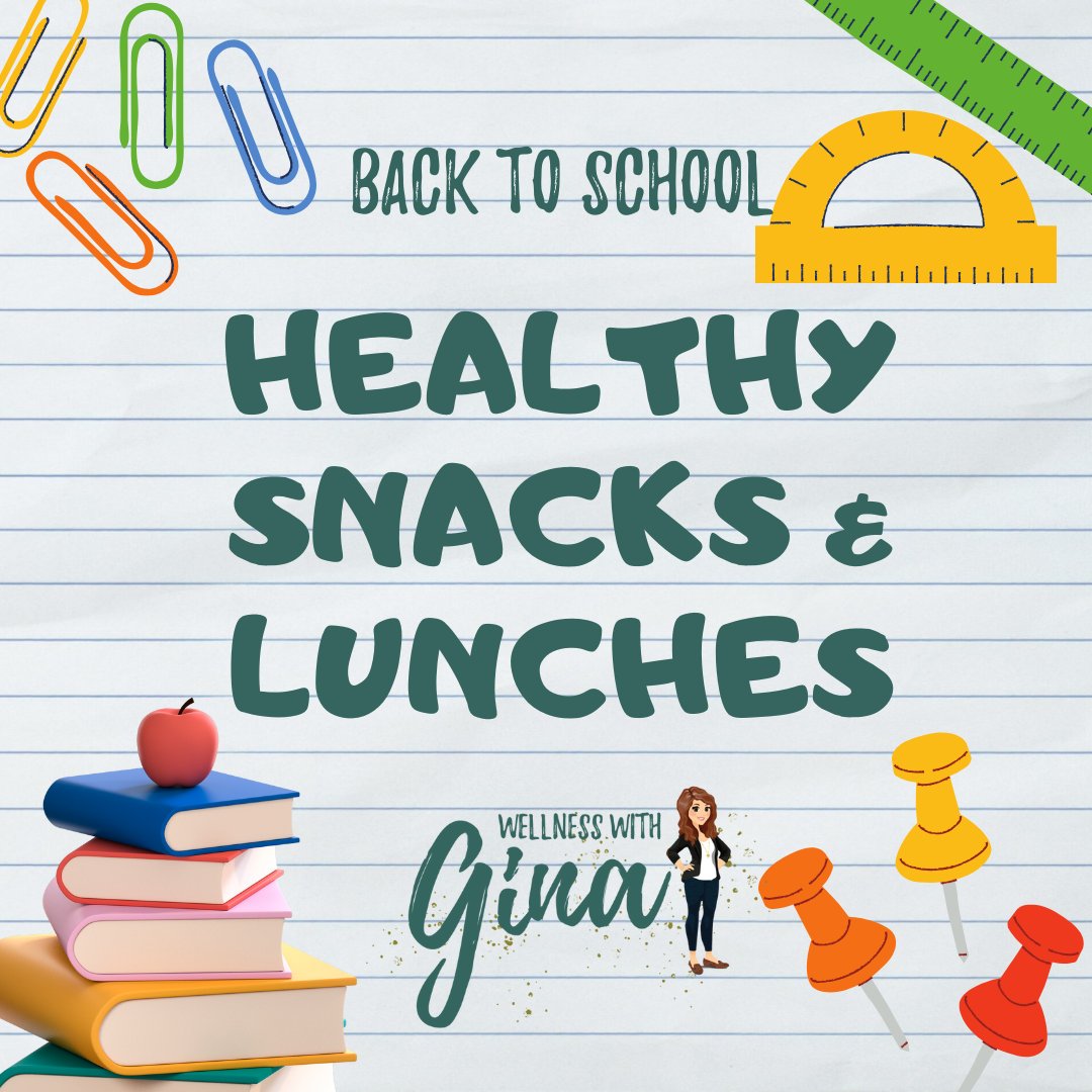 Hello September and Back to School month for so many of us!

Grab your copy of the Healthy Snacks &amp; Lunches.

It's filled with grocery lists, planning guide, recipes, and fun surprise love notes.

One LESS thing to worry about in this crazy busy life.

Link in the bio!