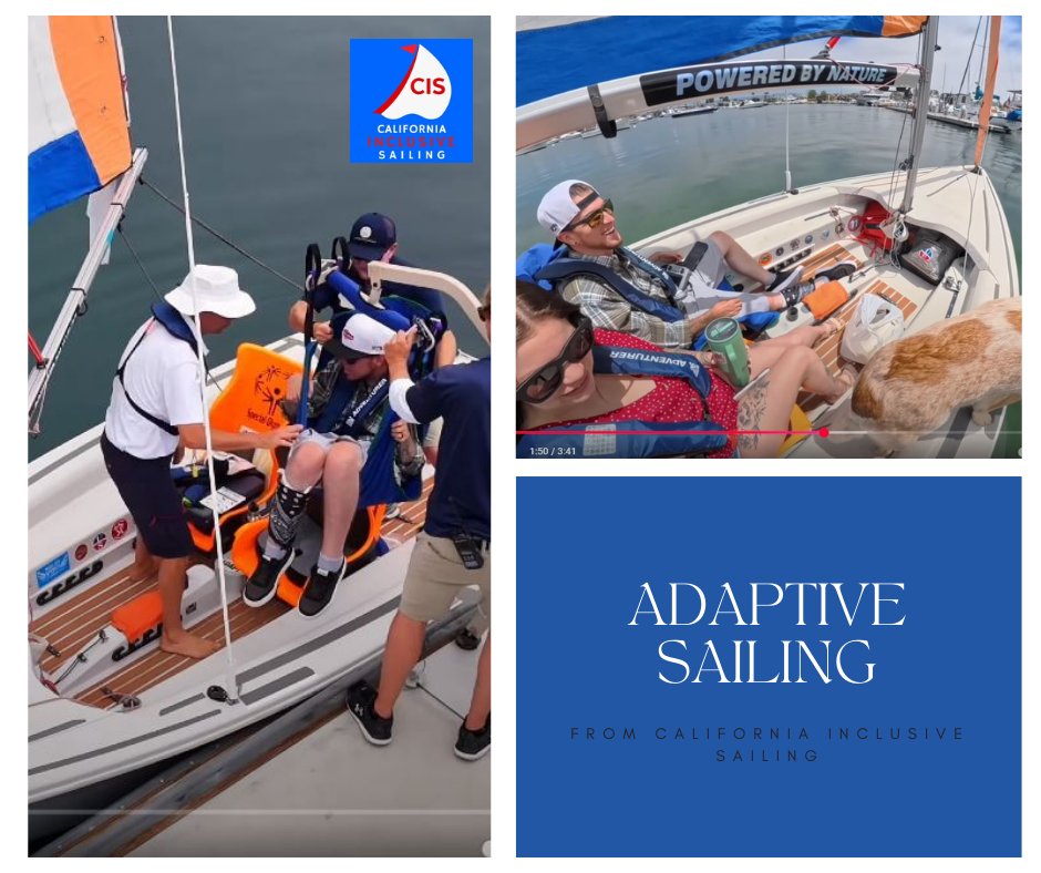 SPINALpedia's tweet photo. Zack Collie from California has a C4 injury.
He recently went sailing on a fully accessible sailboat. This adventure was possible thanks to California Inclusive Sailing Newport Beach.
https://t.co/o2tfAh8QuJ
#adaptivesailing #NewportBeach #quadriplegic #spinalcordinjury https://t.co/qIPzNtpX3M