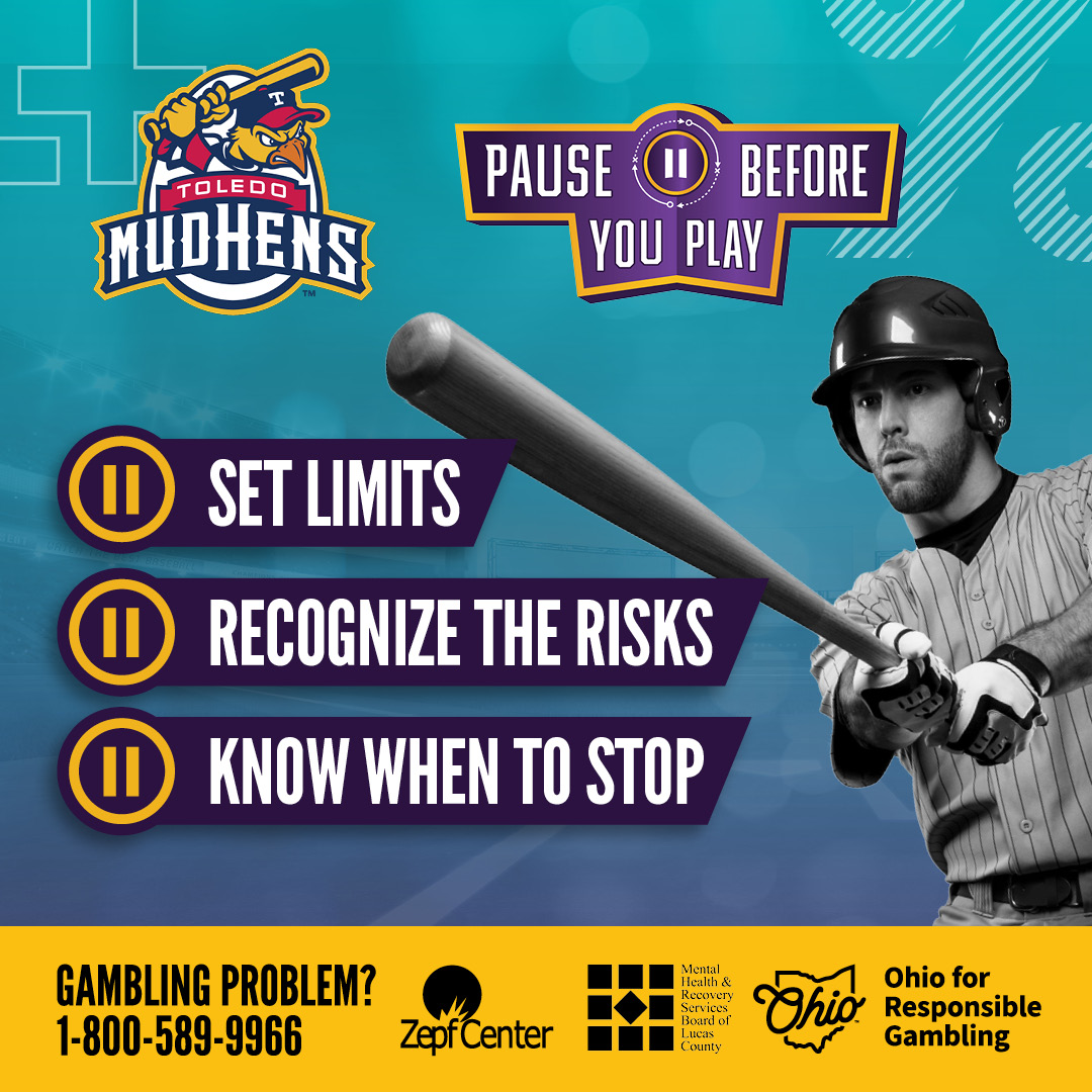 MudHens's tweet image. Sports betting and gambling problem? Free and nonjudgmental support is available in Toledo for you or a family member. In-person and telehealth appointments are available.

Visit the @ZepfCenter today: zepfcenter.org/gambling-treat…
#ZepfCenter #GamblingHelp #MudHens #PauseBeforeYouPlay