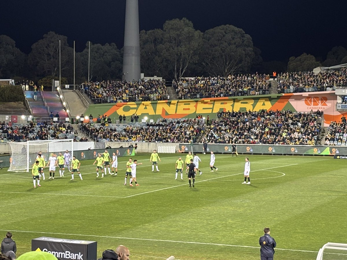 ⚽❤️ To our fantastic fans, thank you for supporting football in Canberra! To receive updates of what’s next at GIO Stadium, sign-up to the stadium newsletter (top of GIO Stadium’s homepage): giostadiumcanberra.com.au  

<a href="/Socceroos/">CommBank Socceroos</a> #GIOStadium #Canberra