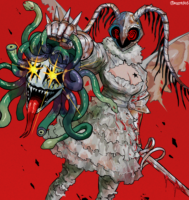「Moth Knight I like this knight the best.」|Nassのイラスト