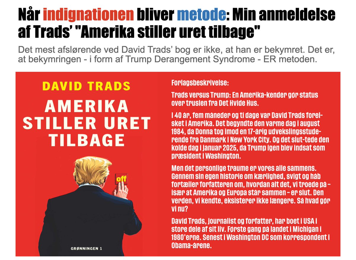 Jesper W. Rasmussen (who/dis) (@jesperfekt) on Twitter photo LÆS min anmeldelse af David Trads' nye bog på min Substack - tease: Den får *ikke* nul stjerner 😎: gaydissent.substack.com/p/nar-indignat… LÆS min anmeldelse af David Trads' nye bog på min Substack - tease: Den får *ikke* nul stjerner 😎: gaydissent.substack.com/p/nar-indignat…