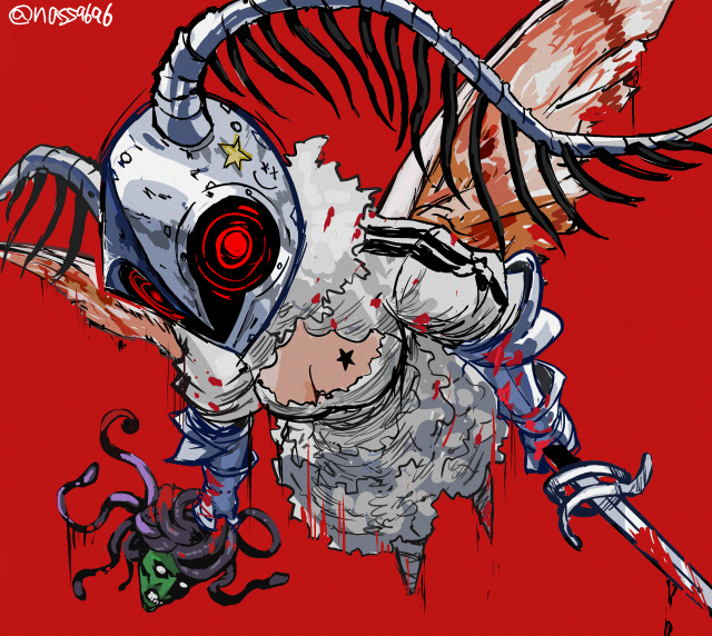 「Moth Knight I like this knight the best.」|Nassのイラスト