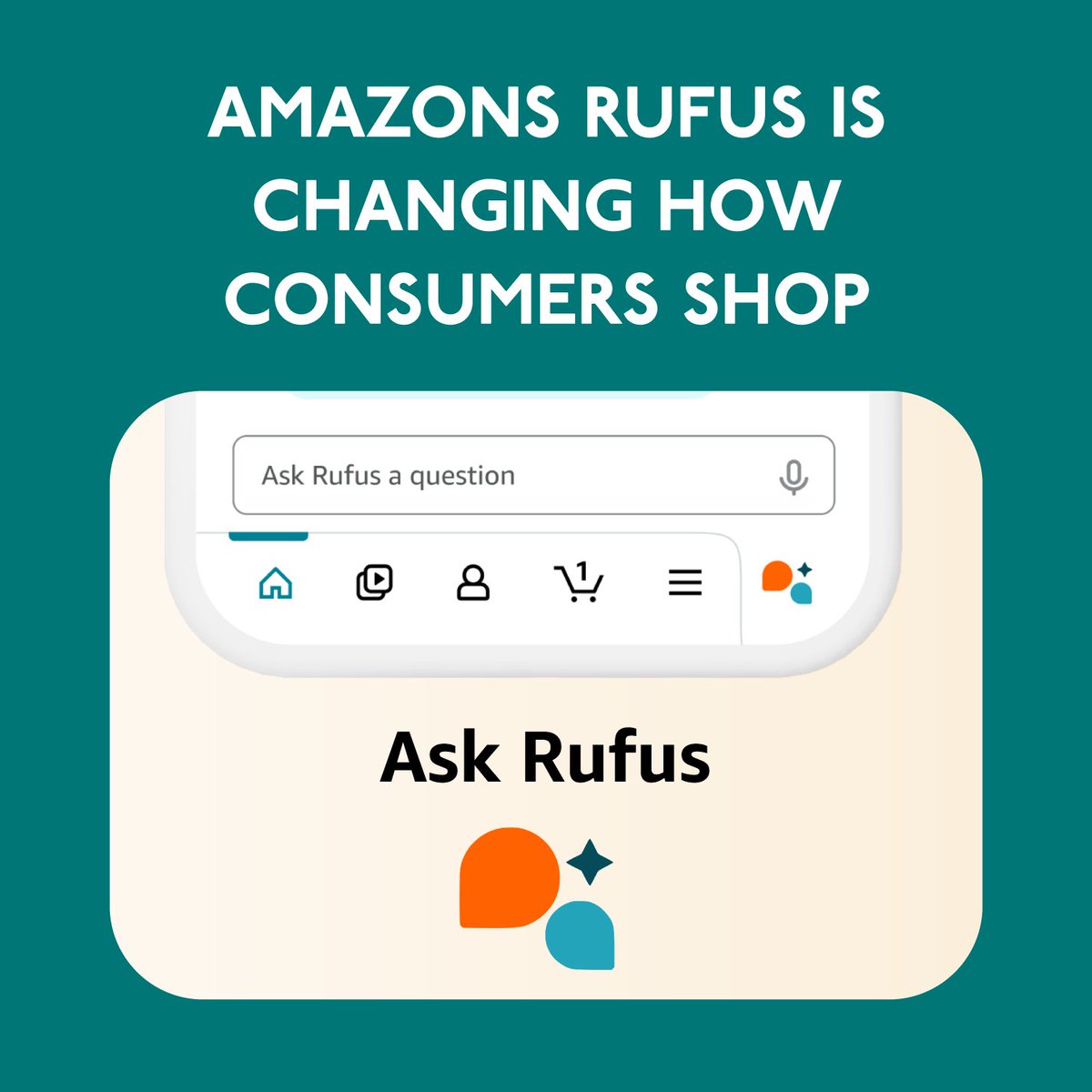 17VerdeLtd's tweet photo. 🛒 Meet Amazon Rufus

Think ChatGPT 🤝 shopping assistant:
❓ Ask Rufus product Qs
⚡ Get instant curated product recommendations For brands, this means:
- AI-readable copy matters 
- Answer real shopper Qs
- Educate to stand out
Tried Rufus yet? 👀 Get in touch with @17VERDEltd https://t.co/uLwE05GvHp