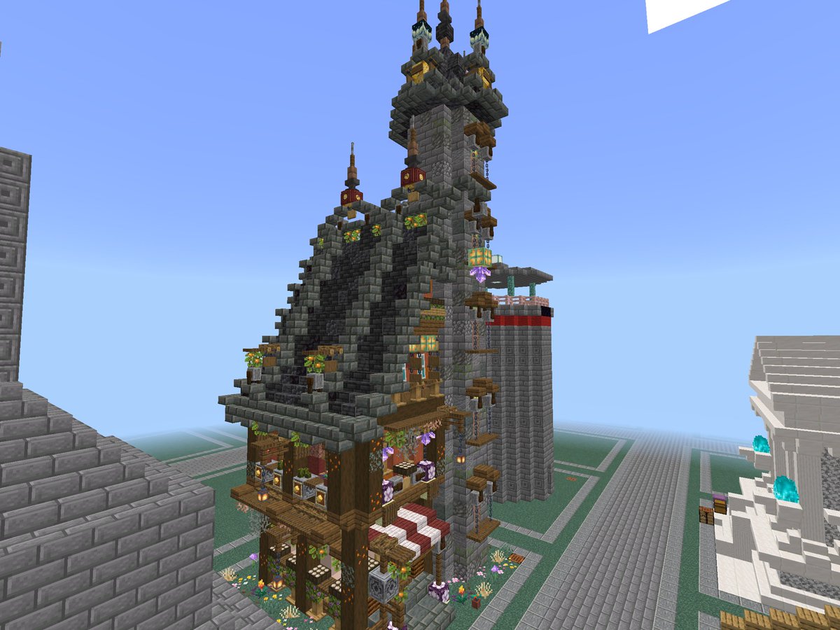 kikipon_17's tweet photo. おやさい鯖で初建築
#マイクラ建築 #マイクラ建築コミュ #おやさい鯖 #バニラ建築 #シェーダーなし #Minecraft #ファンタジー建築 #Minecraftbuilds #minecraft建築コミュ #VanillaBuild #NoShaders #FantasyBuild https://t.co/MFEb2sGOPi