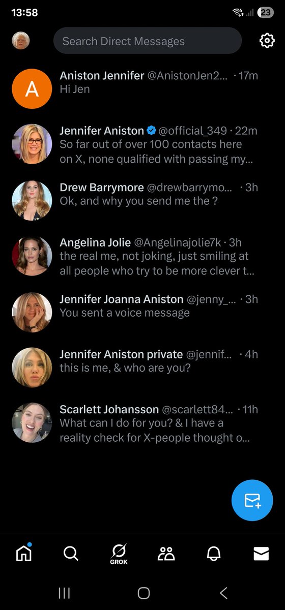 TheOneOperator's tweet image. Look @ my Movie Star collection, I feel very honered, at the same time I wonder: why do people use names &amp;amp; pictures of other people to try to talk to others❓️
I developed my own reality check &amp;amp; so far NOBODY passed, only fakers, scammers &amp;amp; liars...
If you are real take my test!