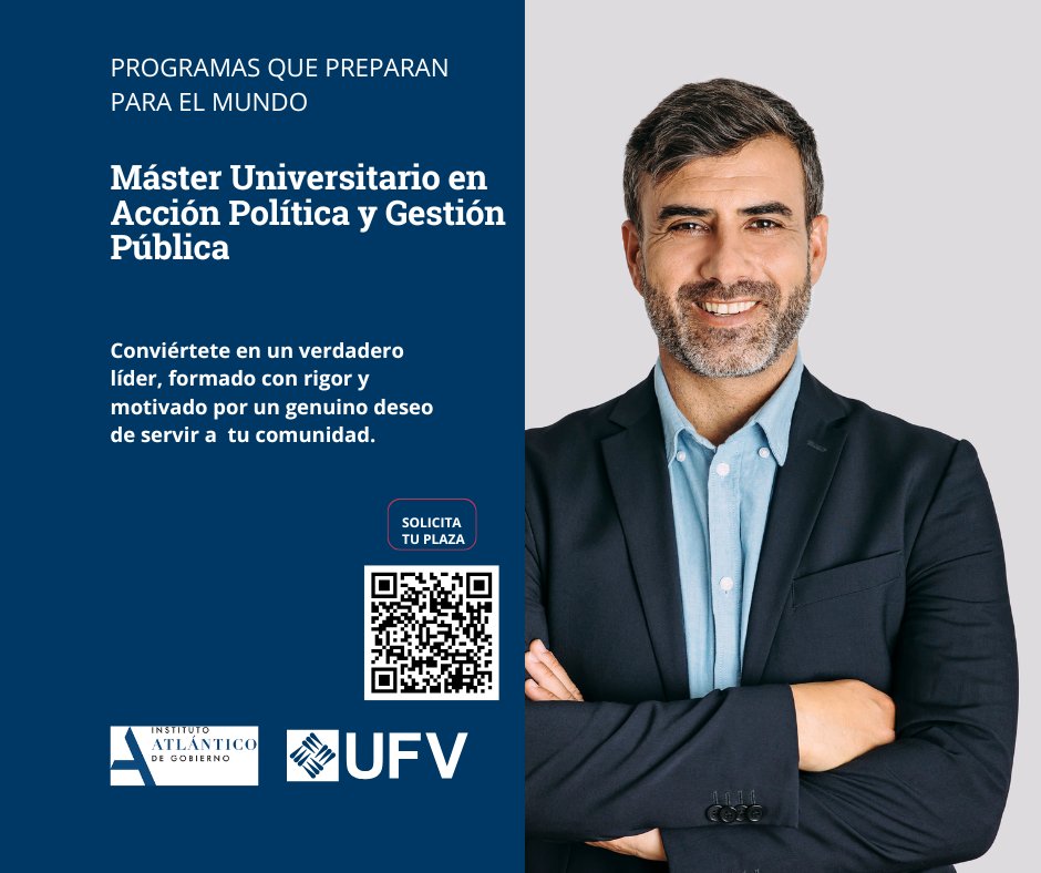 Recordaros que ya queda menos para el comienzo del master. Nuestro objetivo es formar líderes para la acción política. Para mas información; 
 iadg.org/wp-content/upl…
iadg.org/oferta-academi…
✅ INFO: Máster oficial en Acción Política | IADG-UFV NOVIEMBRE 2025