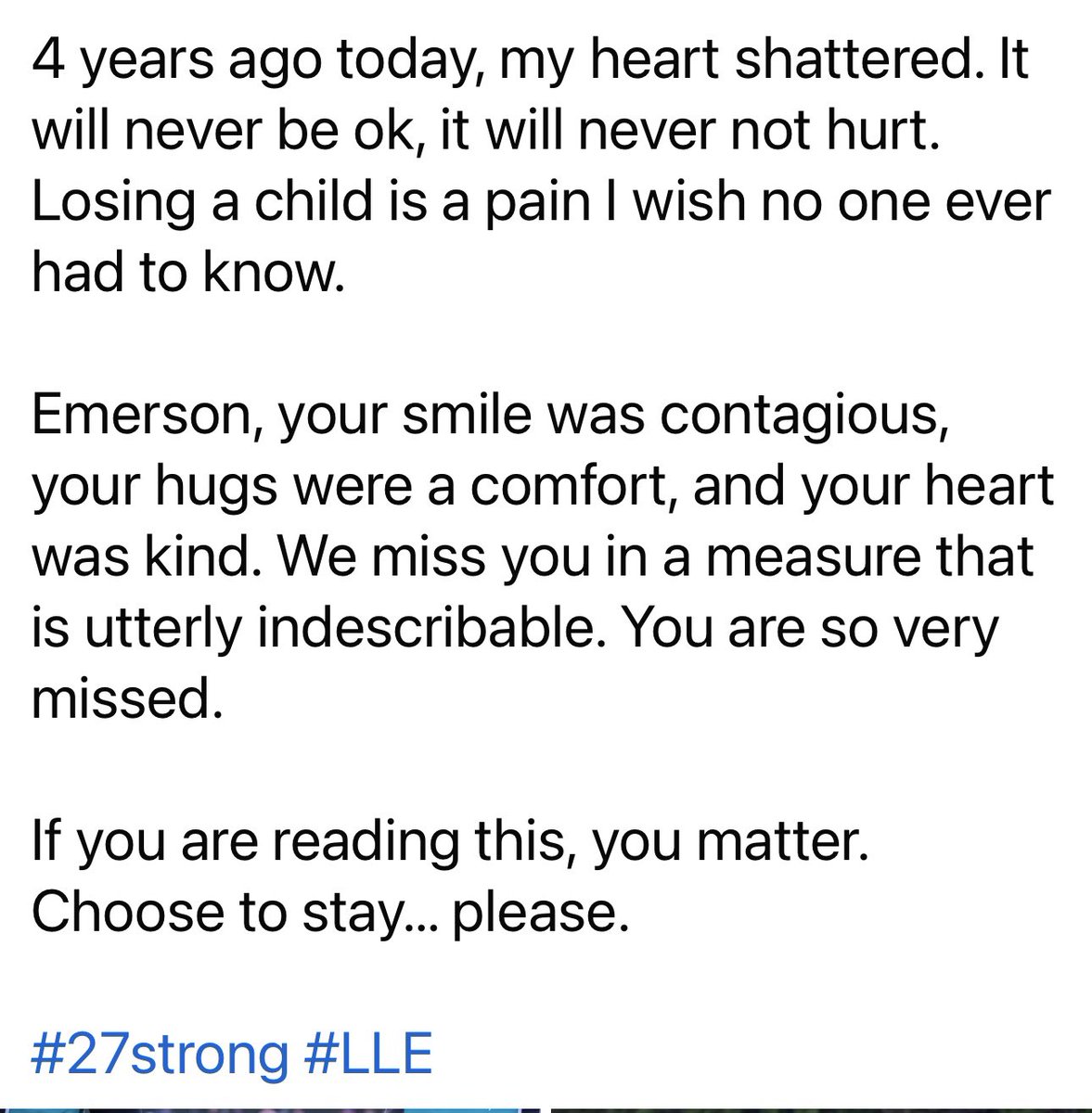 Jude2727's tweet photo. 4 years… 💔💔💔💔
#27STRONG #LLE https://t.co/a1LXZjVU9i