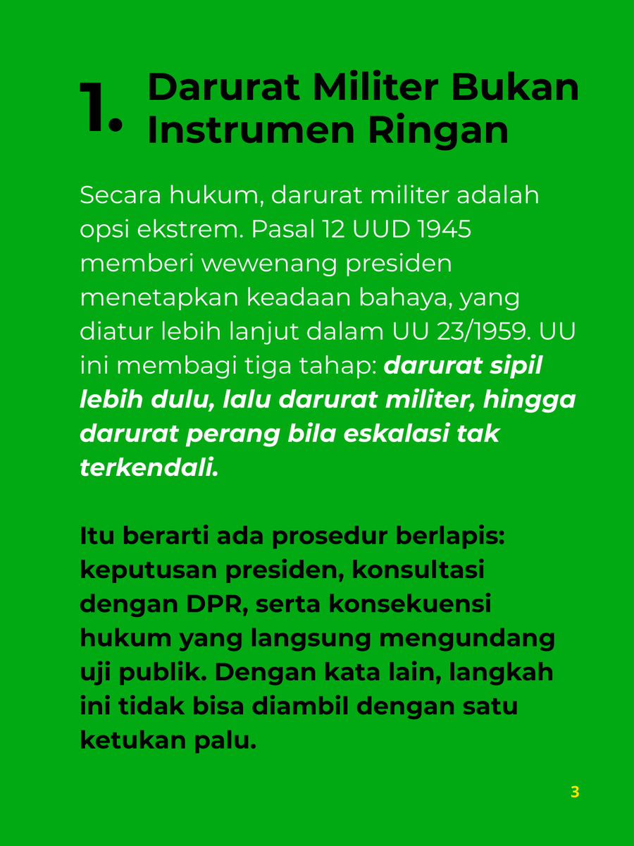 msafarnurhan's tweet photo. Esai @zenrs soal darurat militer mesti disebar ke sini juga. 

Sumber: IG @esaipendek https://t.co/pxT7BkOLAN