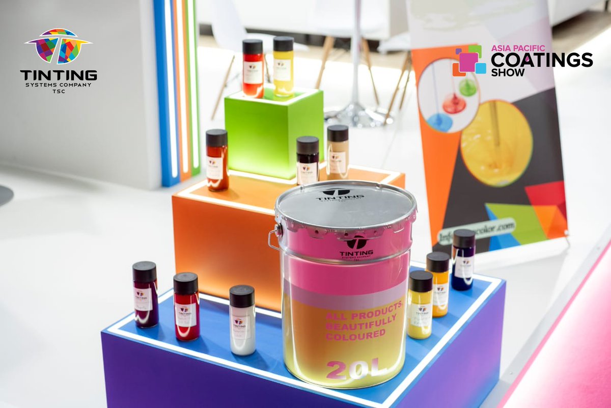 TintingSystems's tweet photo. That’s a wrap on an incredible Asia Pacific Coatings Show 2025! 

Thanks to everyone who visited us at Booth #3A30, Hall #3 and explored our coating solutions.
Let’s shape the future of coatings together.
📩 info@tsccolor.com
#AsiaPacificCoatings2025 #TintingSystemsCompany https://t.co/U0O6EyQtd6
