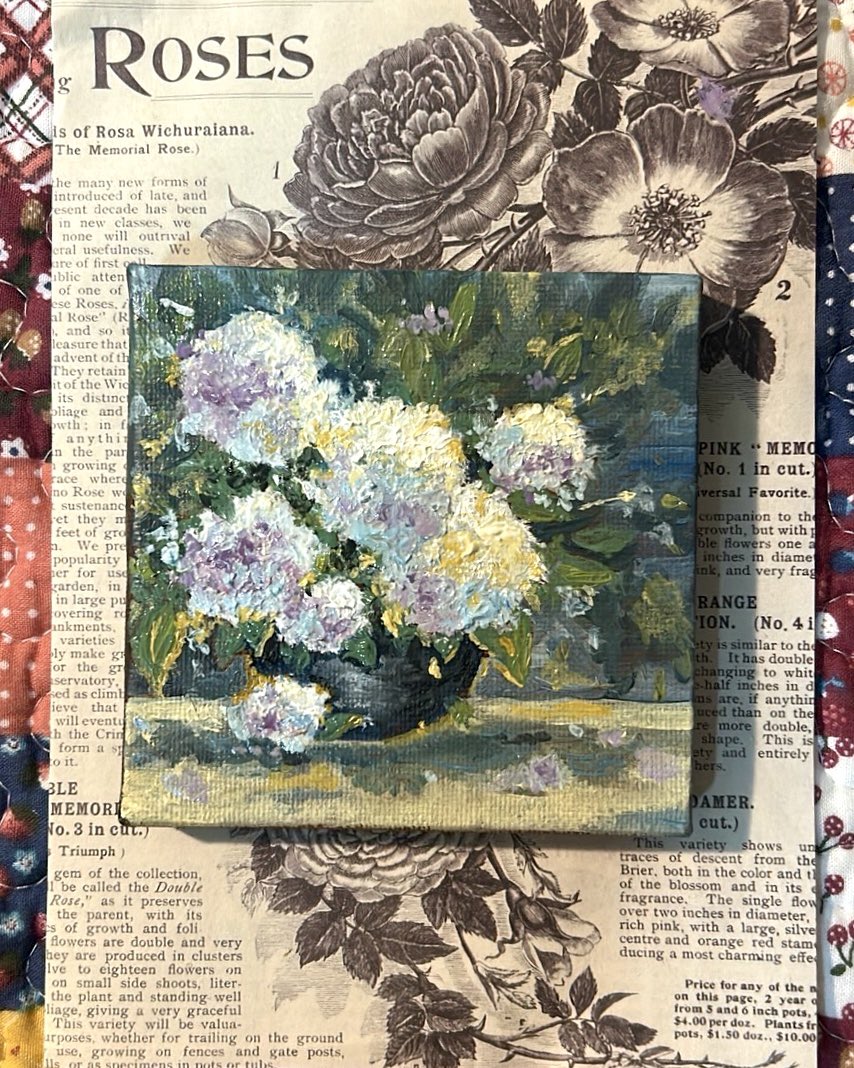 ภาพสีน้ำมันบนเฟรมผ้าใบ🌫️
size : 10*10 cm
price : 450 บาท
📮ค่าส่ง 40 บาท

พร้อมเคลือบน้ำยาวานิชให้น้า
ใครสนใจเมนชั่น cf ใต้รูปหรือเดมได้เลยค่ะ