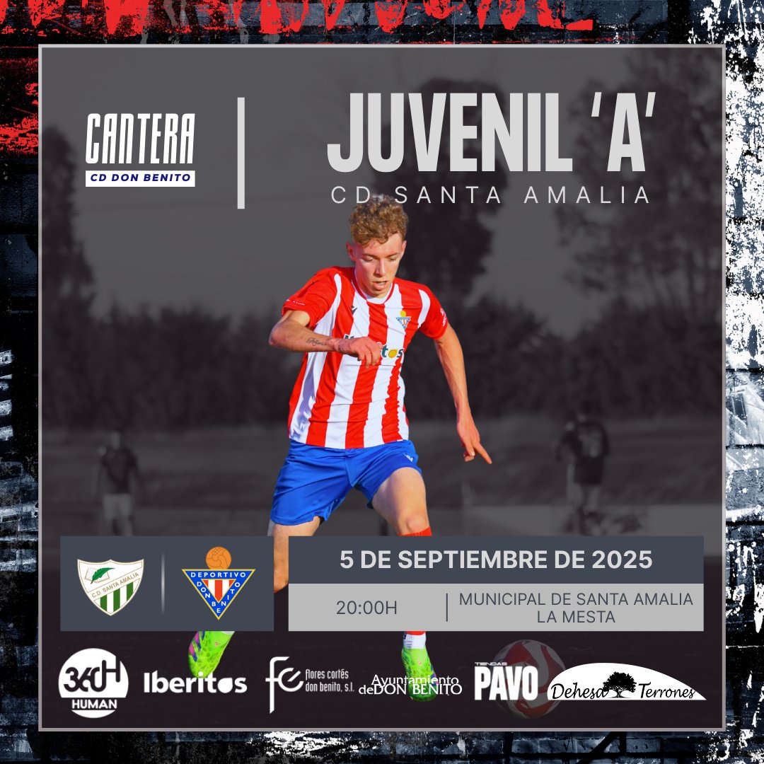 𝗝𝗨𝗩𝗘𝗡𝗜𝗟𝗘𝗦 |

▶️ El #JuvenilA jugará en Santa Amalia el primer partido de la temporada de Liga Nacional.

¡Vamos rojiblancos! 🔴⚪️