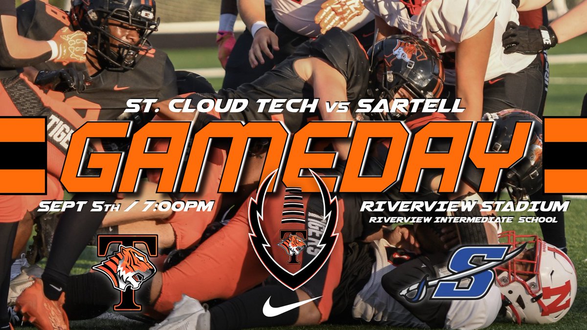 techtigerfb's tweet image. 🏈🏈GAMEDAY🏈🏈

Tech vs Sartell

Sartell Riverview Stadium

7:00 PM Kick-Off

Tickets: gofan.co/app/school/MN1…

Livestream: fan.hudl.com/usa/mn/st-clou…

Program: drive.google.com/file/d/1ignvYv…

Go Tigers! #efforthabit #tradition @ISD742 @tech_activities