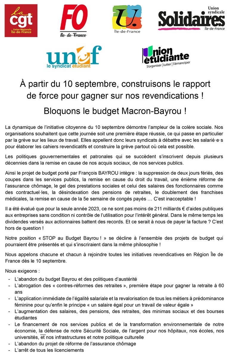 Solidaires Paris tweet media