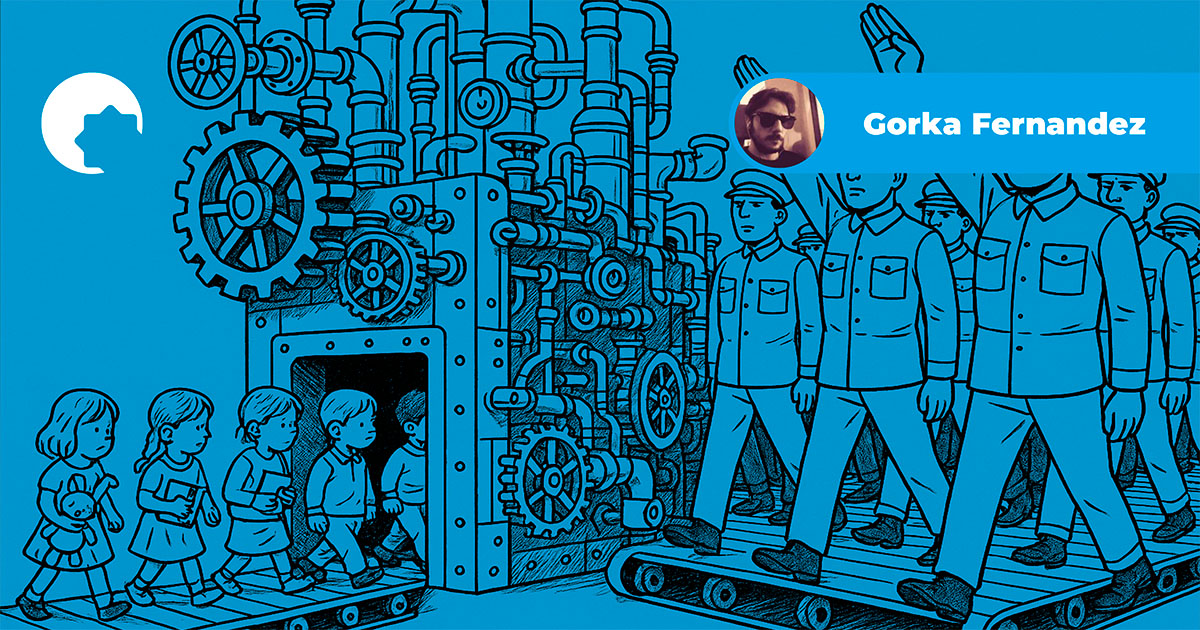 La fabrica de obedientes (por Gorka Fernández)
tps.soy/cb8dm