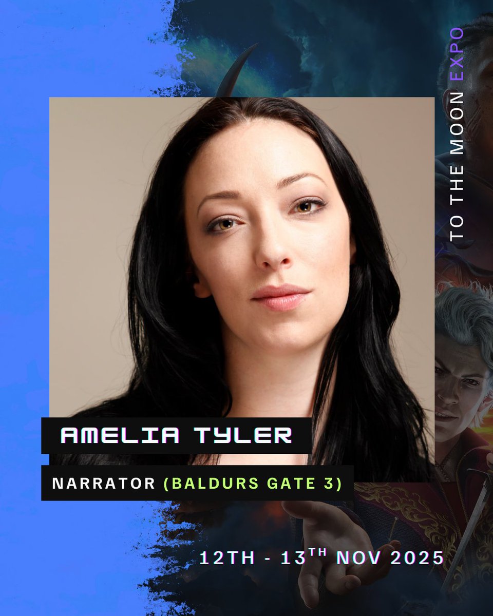 Rolling for the best Dungeon Master🎲

We are excited to announce, <a href="/AmeliaTyler/">Amelia Tyler</a> the ever-present Narrator from BALDUR’S GATE 3 will be joining us at To The Moon Expo this November! 

Get 20% off your expo tickets with code: ROLL20OFF

Link in bio!