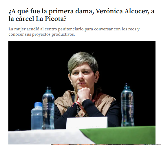 ¿Qué hacía Verónica Alcocer en La Picota? ¿Cuadrando otro pacto con criminales para las elecciones del 2026?