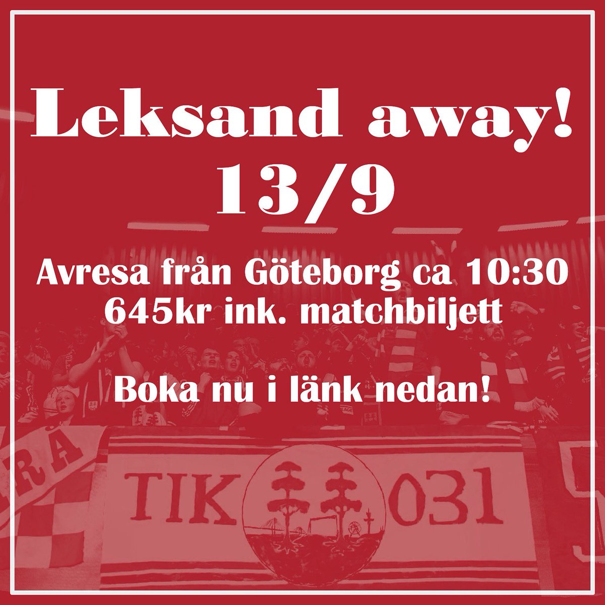 TIK_031's tweet photo. ÄNTLIGEN!
Är den evighetslånga och outsägligt torftiga försäsongen över, nästa helg startar det på allvar!!
Vi har 9 platser att fylla och det ska vi kunna göra så pass många som vi var på M-sektionen i slutspelet i våras, boka din plats här: https://t.co/bB8vzSZk32
#timraik https://t.co/qph8AmLdN3