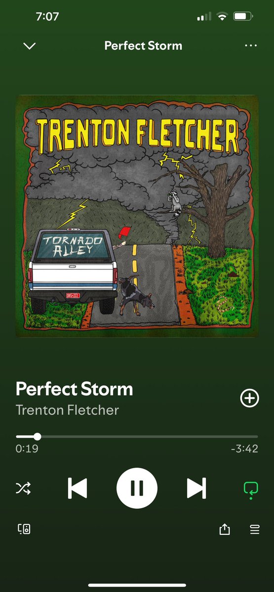 Just like I thought, <a href="/TrentFletcher/">Trenton Fletcher</a> with another hit. New song out today. If you haven’t heard or seen him yet, you need to. @homejames4 here’s another one from him. #PerfectStorm