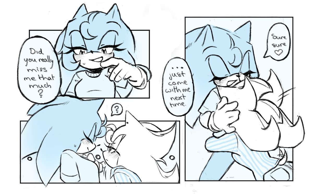 weird comic idk clingy Shadow was somehow calling to me