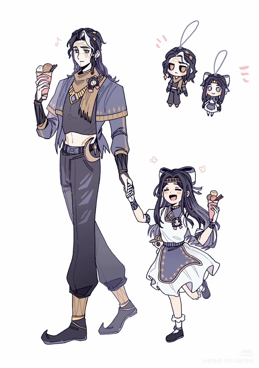ludFeli0522's tweet image. 鳥の父と鳥の赤ちゃん #隐士 #隠者 #少女 #小女孩 #第五人格