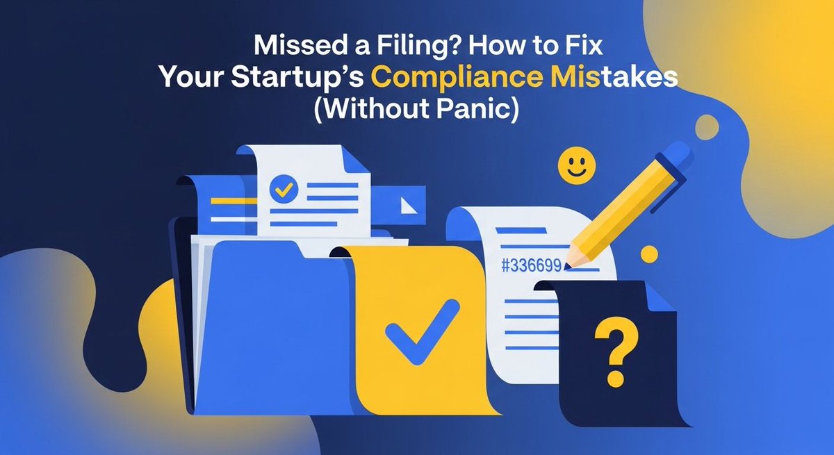 Clevver_io's tweet image. **Missed a Filing? How to Fix Your Startup&apos;s Compliance Mistakes (Without Panic)**
- Fresh insights await! Dive into our latest blog post. ✨

Read the full post and let us know what you think: clevver.io/blog/for_start…

#FormationService #Clevver #BlogUpdate