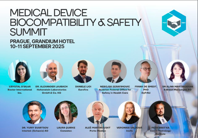 MONBIEN1's tweet photo. ⏳ 1 week to go!
 Medical Device Biocompatibility &amp; Safety #Summit 2025
📍 Prague, Grandium Hotel | 🗓️ 10–11 Sept
Top experts from Baxter, Eurofins, B. Braun, Convatec, Intertek &amp; more!
🔗 https://t.co/tjjGDhmjjl
#MedTech #Biocompatibility #MonBienEvents https://t.co/LUmg4h561y