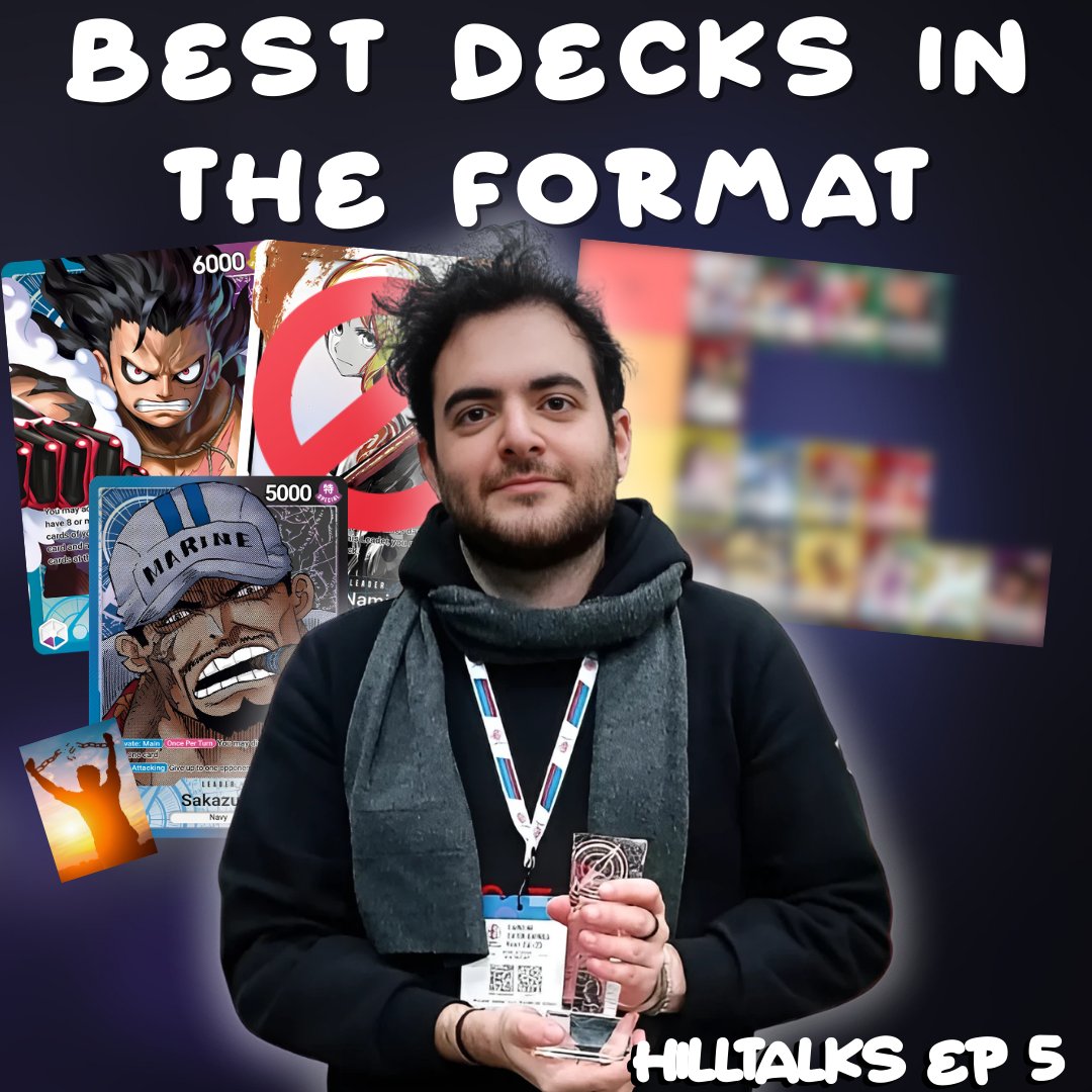 Ciao pirates 🏴‍☠🦅
In today’s video, we’re diving into the OP12 tier list with the help of <a href="/AngeloT_OP/">Angelo T 🔜 OP Worlds 2026</a> ! He’ll share his thoughts on the current meta and the latest banlist‼

Link ➡️youtu.be/X8MKqHDmj-o

#op12meta #tierlist #postbanned #op12