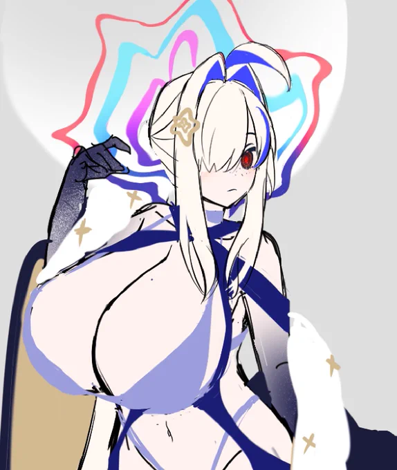 巨大(でかい)胸部のお姉さんwip