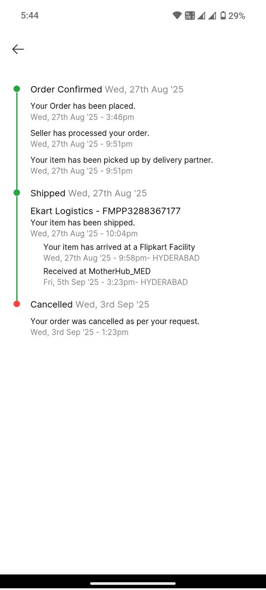 BigBossViews's tweet photo. @flipkartsupport what pathetic delivery services you are providing, it's twice in a week, nor delivering the order nor cancelling. Waited for the whole week with no updates only delayed.

Continuously calling customer care but giving the same silly reasons, I can't understand. https://t.co/r3rlcYw4kU