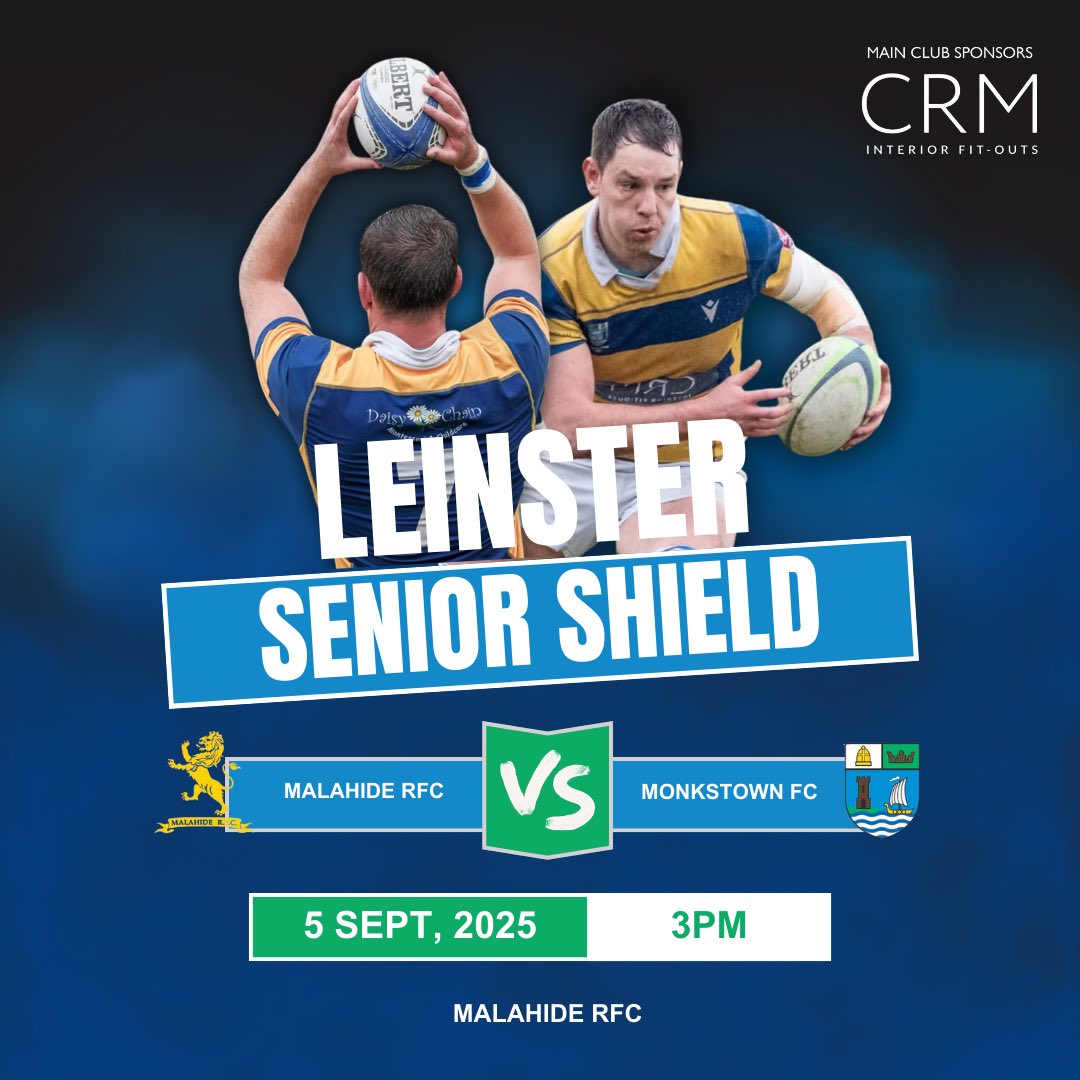 Monkstown FC (@monkstownfc) on Twitter photo Round 2 of the Leinster Senior Shield sees the boys travel to <a href="/malahiderfc/">Malahide Rugby Club</a> 💪🏼
Kick off at 3pm. Team news shortly to follow!
#wanthetown Round 2 of the Leinster Senior Shield sees the boys travel to <a href="/malahiderfc/">Malahide Rugby Club</a> 💪🏼
Kick off at 3pm. Team news shortly to follow!
#wanthetown