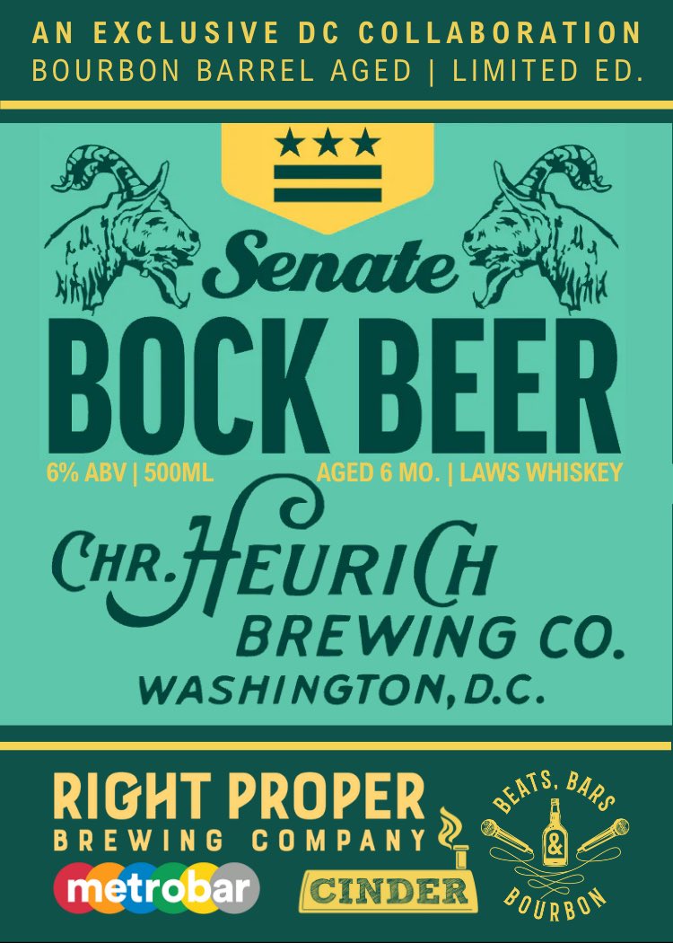 metrobardc's tweet image. Join us + Beats Bars &amp;amp; Bourbon for a @Commanders TNF Watch Party on 9/11! With DJ Crack, Official 1932 Commanders Bourbon, and a collab #dcbeer release: our Limited Ed. Barrel Aged Bock🍺 from @RightProperBeer x #metrobardc x #BeatsBarsAndBourbon x @CinderBBQdc x #LawsWhiskey
