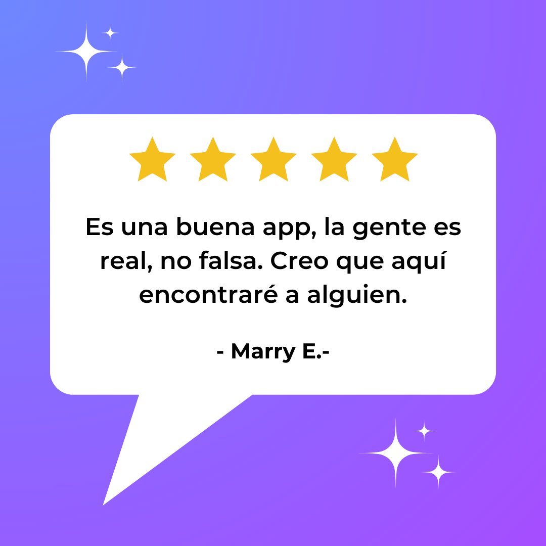 ✨ En Iris Dating lo que importa es la autenticidad. Aquí no hay perfiles falsos, solo personas reales con ganas de conocer a alguien especial. 💕
¿Listo para encontrar tu match verdadero?