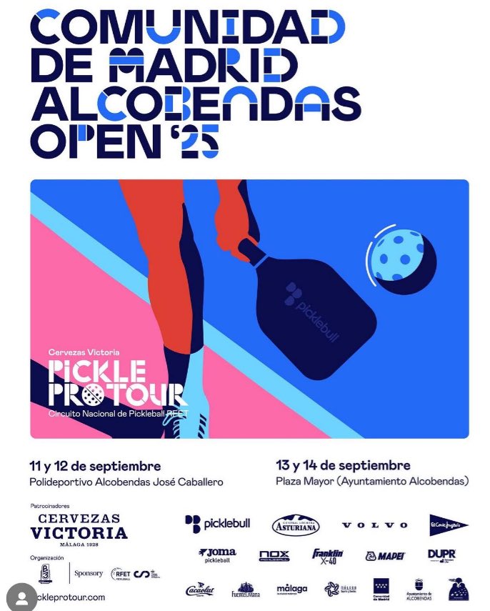 🔵 🎾 "Mapei pone la pista y marca el ritmo del #pickleball". Del 11 al 14 de septiembre, estaremos en el Comunidad de Madrid Alcobendas Open 2025 del Pickle Pro Tour como patrocinador técnico. 👉 El pickleball crece, y Mapei está en el centro del juego.

Nuestros sistemas