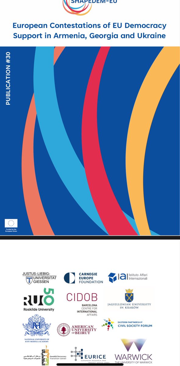 Nona Mikhelidze (@nonamikhelidze) on Twitter photo Just published: European Contestations of EU Democracy Support in Armenia, Georgia and Ukraine, by Nona Mikhelidze et al. <a href="/SHAPEDEM_EU/">SHAPEDEM-EU</a> Publications,2025. Co-authors: Andrea Gawrich,Fabian Schöppner, Anna Osypchuk, Anton Suslov. <a href="/IAIonline/">Istituto Affari Internazionali - IAI</a>
The paper examines how European actors/1 Just published: European Contestations of EU Democracy Support in Armenia, Georgia and Ukraine, by Nona Mikhelidze et al. <a href="/SHAPEDEM_EU/">SHAPEDEM-EU</a> Publications,2025. Co-authors: Andrea Gawrich,Fabian Schöppner, Anna Osypchuk, Anton Suslov. <a href="/IAIonline/">Istituto Affari Internazionali - IAI</a>
The paper examines how European actors/1