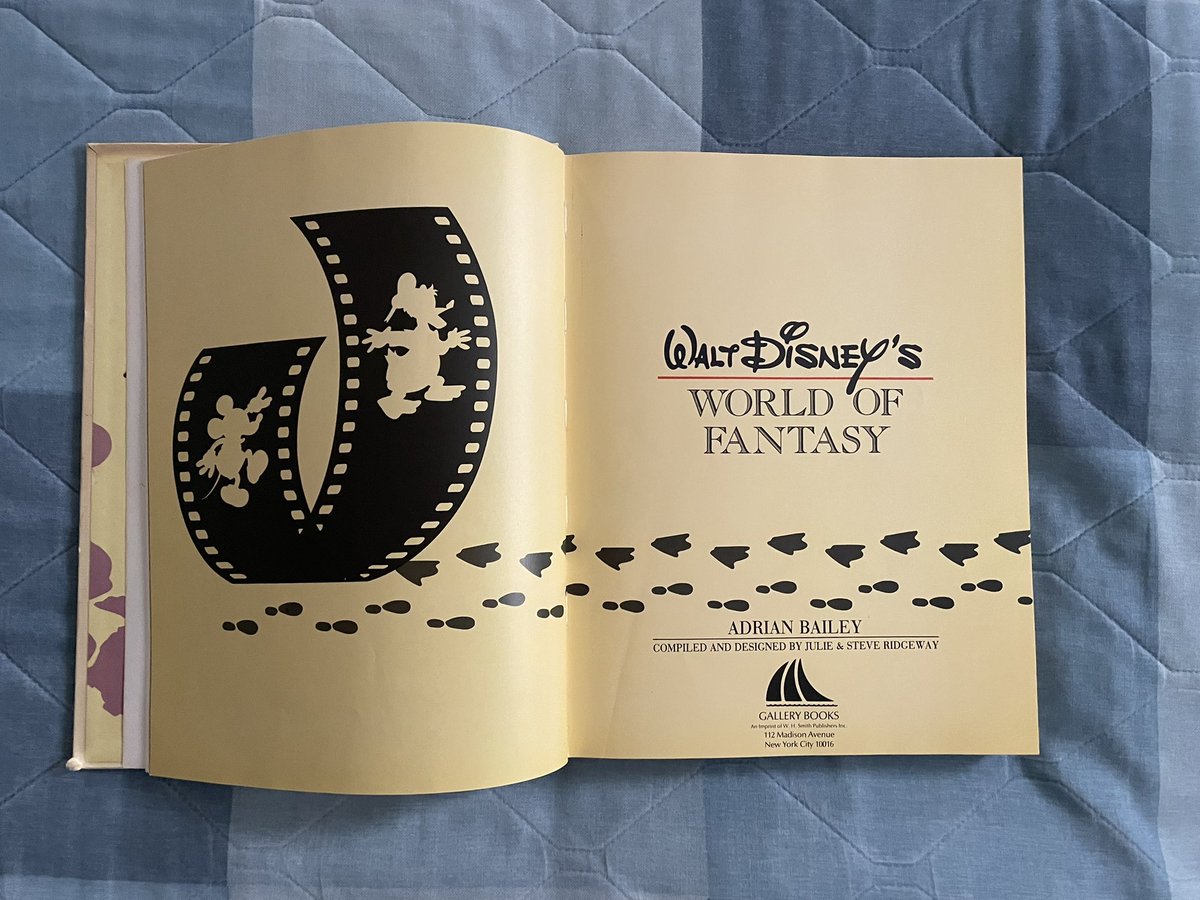 My Disney Stuff: Walt Disney’s World of Fantasy by Adrian Bailey 

This is another fairly recent addition to my Disney library. A friend found this and correctly thought I might be interested.
