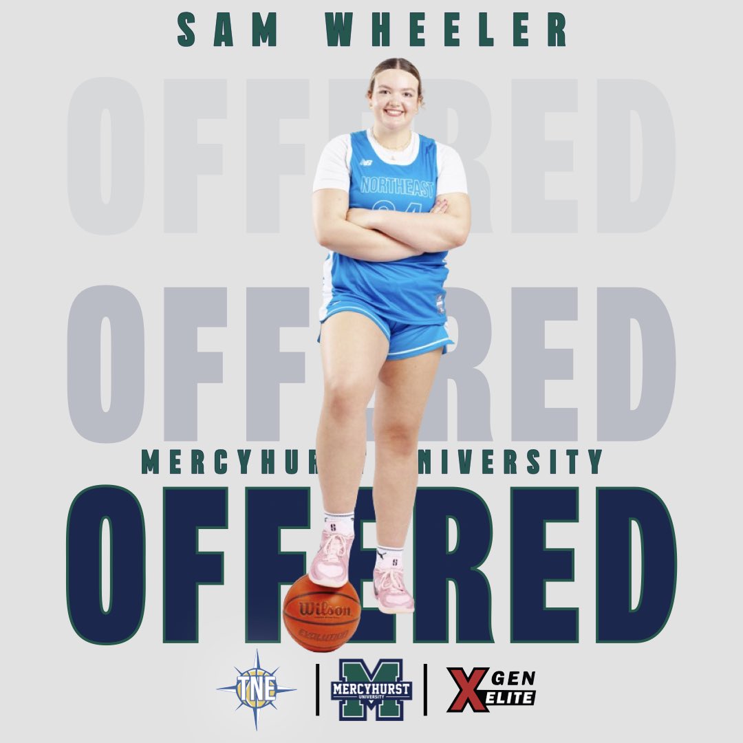 Team Northeast (@teamnehoops) on Twitter photo Congrats to 2027 Sam Wheeler <a href="/Wheelersam09/">Samantha Wheeler</a> on her recent offer from <a href="/CoachErinMills/">Erin Mills</a> & <a href="/HurstWBB/">Mercyhurst Women's Basketball</a> #TeamNExXGEN Congrats to 2027 Sam Wheeler <a href="/Wheelersam09/">Samantha Wheeler</a> on her recent offer from <a href="/CoachErinMills/">Erin Mills</a> & <a href="/HurstWBB/">Mercyhurst Women's Basketball</a> #TeamNExXGEN