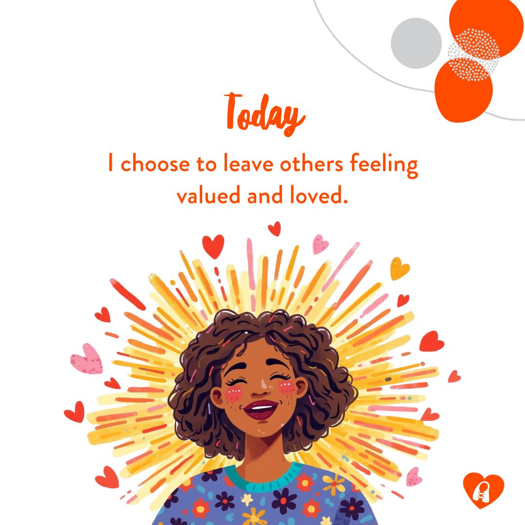 People may forget your words, but they’ll remember your warmth. Let your presence today be one that uplifts. 

#MakeThemFeelSeen #EmotionalLegacy #KindHeart