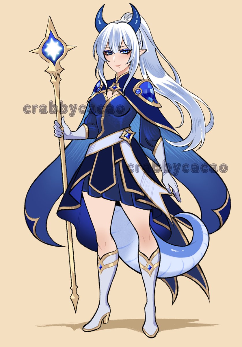 crabbycacao's tweet photo. ~New Auction!~
✧Ice Mage Dragon Lady✧
✧ SB: $25 
✧ MI: $5 
✧ AB: ---
More info in the comments below!~ https://t.co/OYIdndvsi3