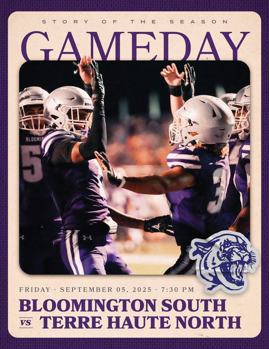 Gameday! The Panthers travel to Terre Haute’s north side tonight to open conference play.

🗓️: 9/5
🏟️: Riddle Stadium @ Terre Haute North Vigo HS
🕢: 7:30
🎟️: tinyurl.com/BHSSTHNVtix95 (Cash also accepted @ gate)
📺: ihsaatv.org/terrehautenort…
📻: WVNI 95.1 FM