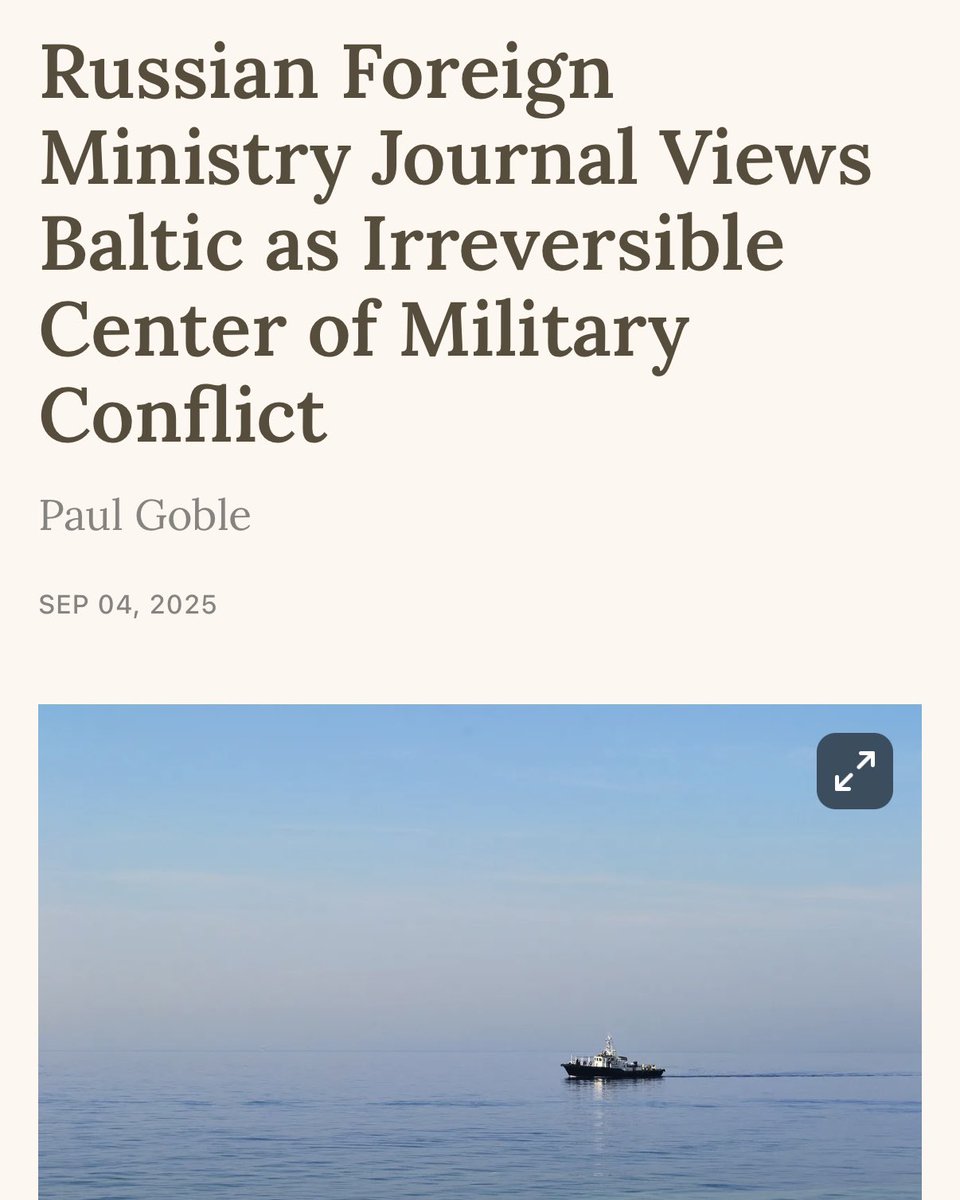 Russia will not rest until it is stopped and defeated in Ukraine.

jamestown.substack.com/p/russian-fore…